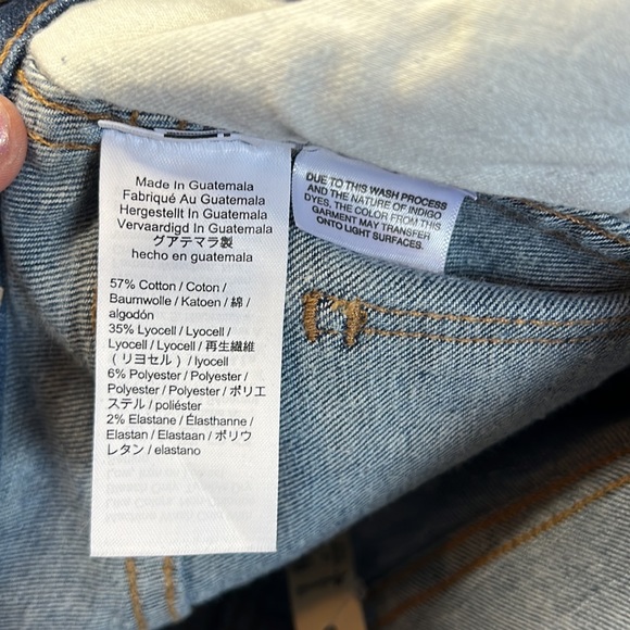 NWT Madewell 10 inch Button Front High Rise Skinny size 27 - Picture 6 of 10